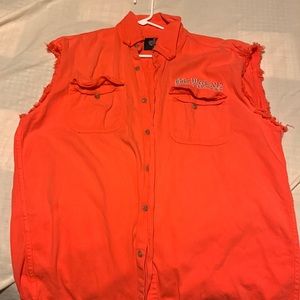 Harley Davidson button down shirt